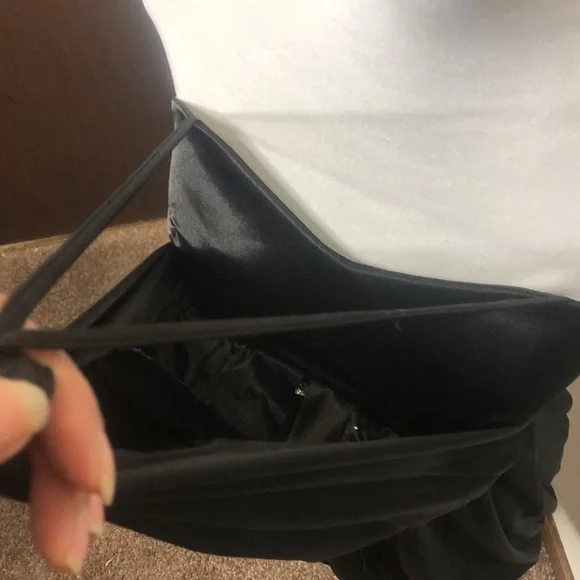 Taboo black jeweled mini halter dress size medium/small - Picture 8 of 16